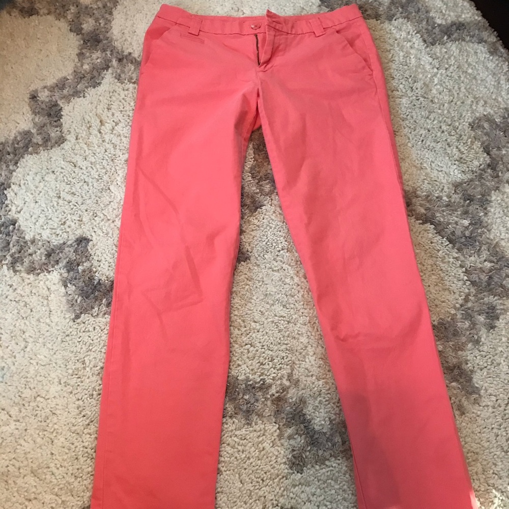 Melon colored ankle pants from Gap